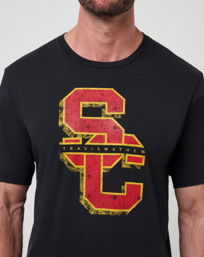 USC Fight Song Tee Black | Travis Mathew