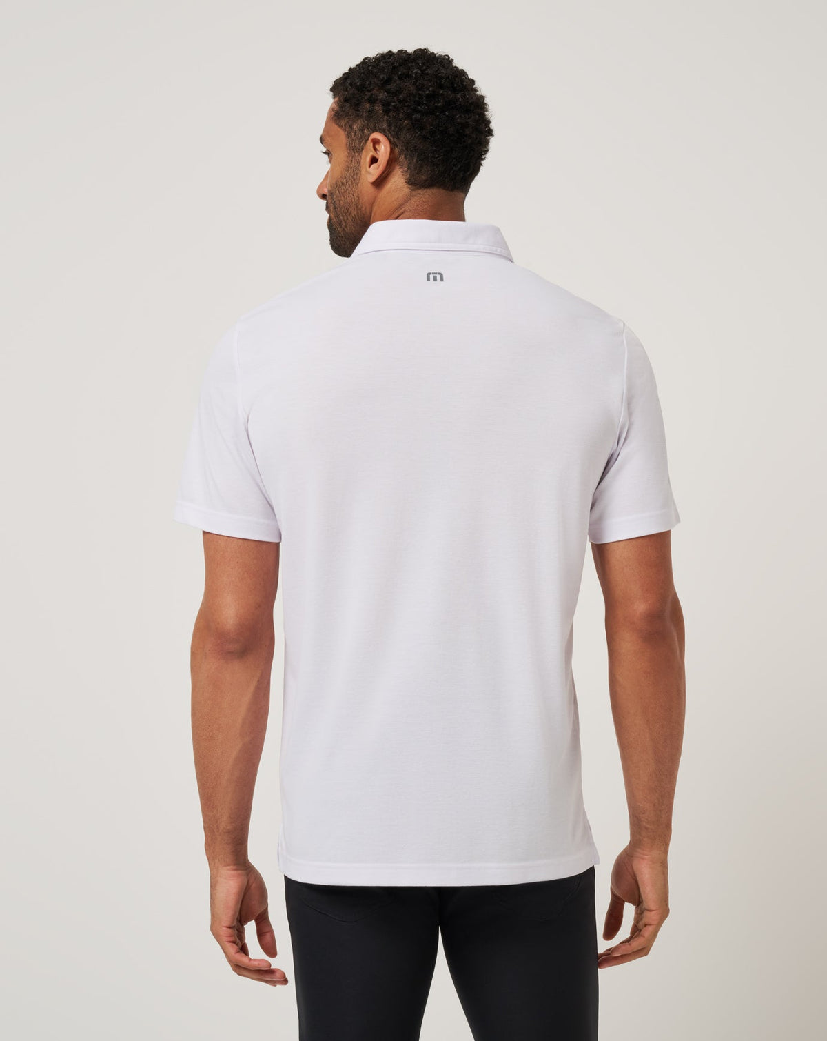 Iowa Top Recruit Polo White/Black | Travis Mathew