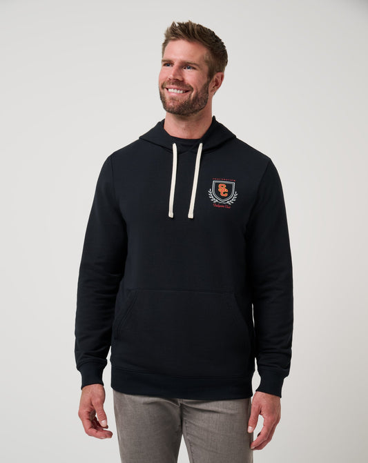 USC Stadium Hoodie Black | Travis Mathew