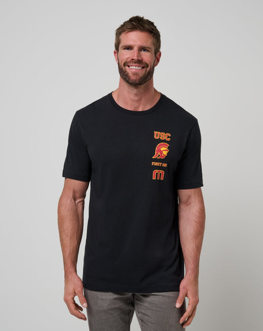 USC Playoffs 2.0 Tee Black | Travis Mathew