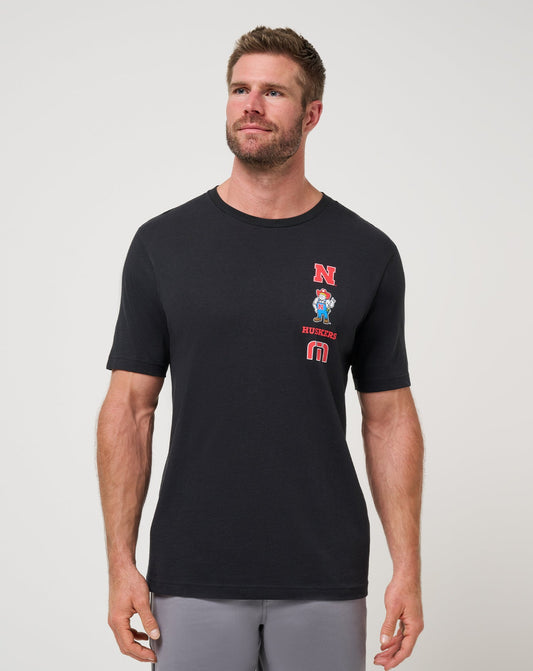 Nebraska Playoffs 2.0 Tee Black | Travis Mathew