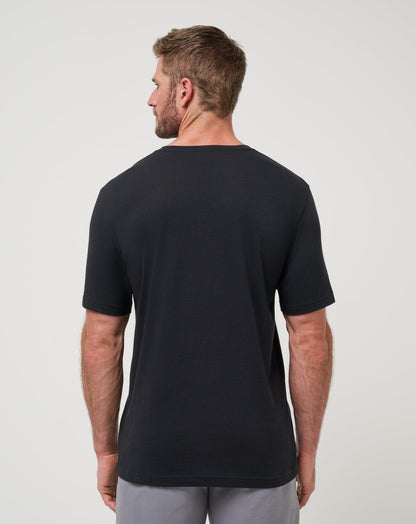 Nebraska Playoffs 2.0 Tee Black | Travis Mathew