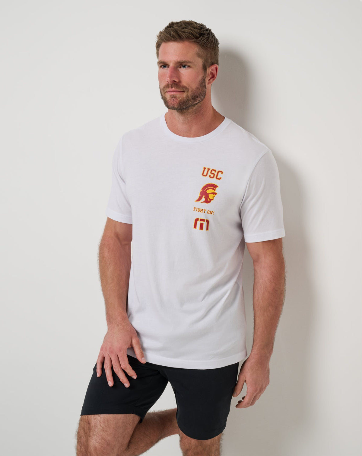 USC Playoffs 2.0 Tee White | Travis Mathew