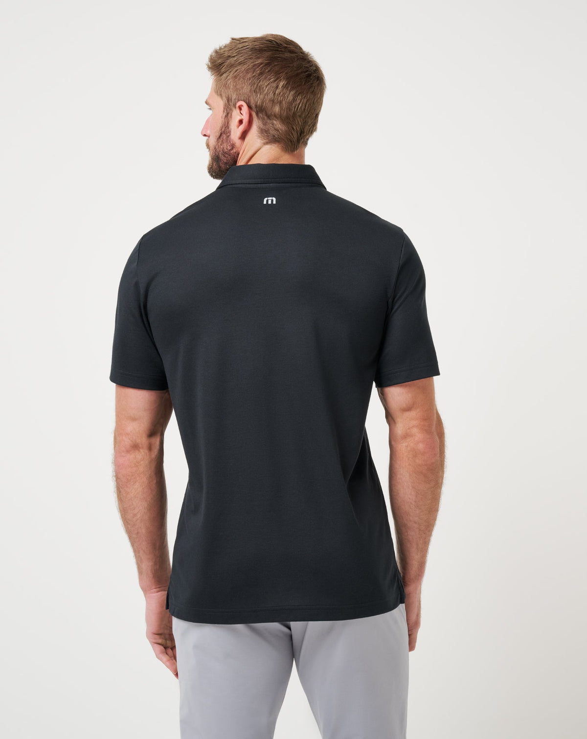 Nebraska School Pride Polo Black | Travis Mathew