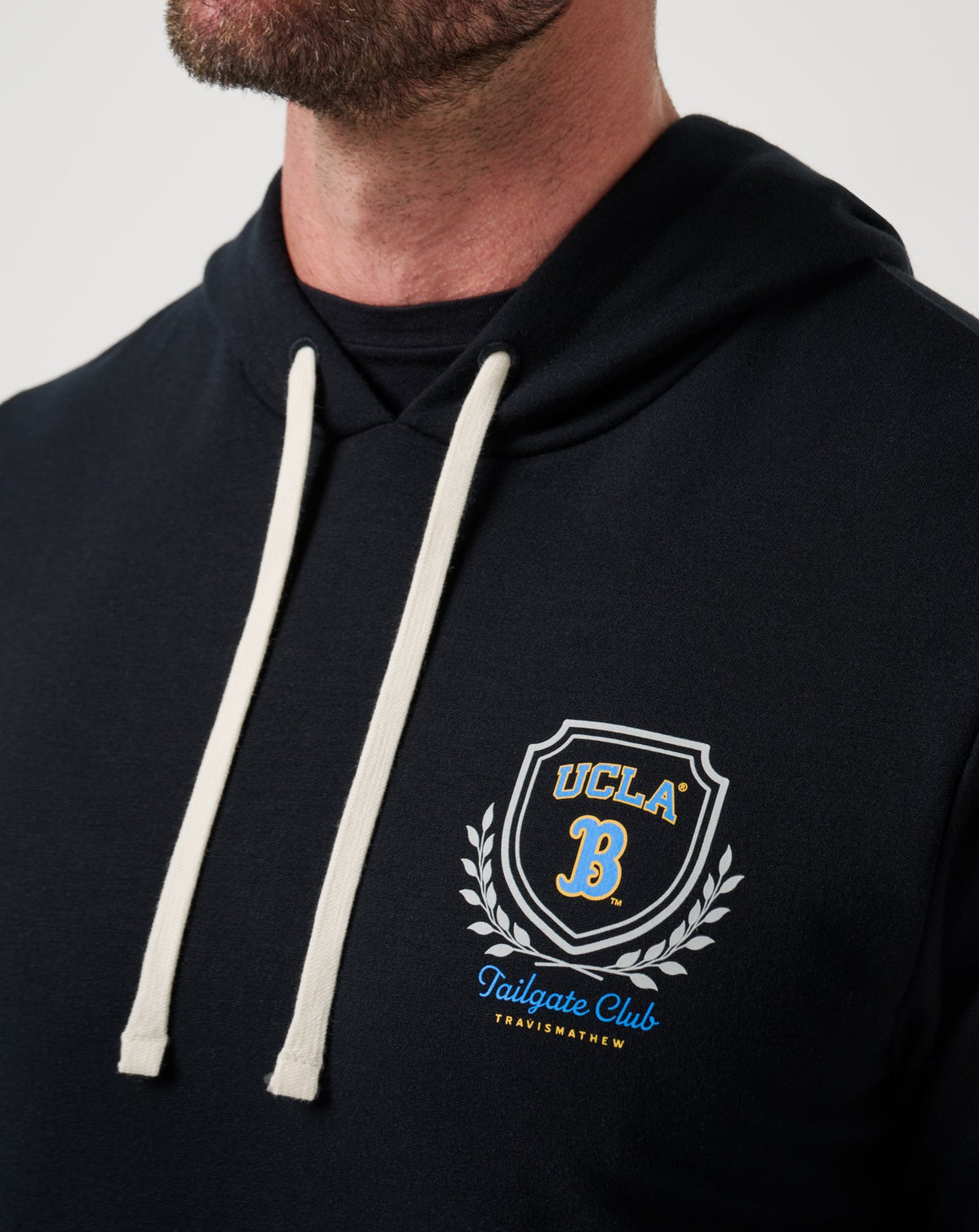 UCLA Stadium Hoodie Black | Travis Mathew