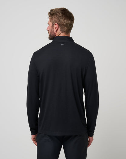 Nebraska Time To Tailgate Quarter Zip Black | Travis Mathew