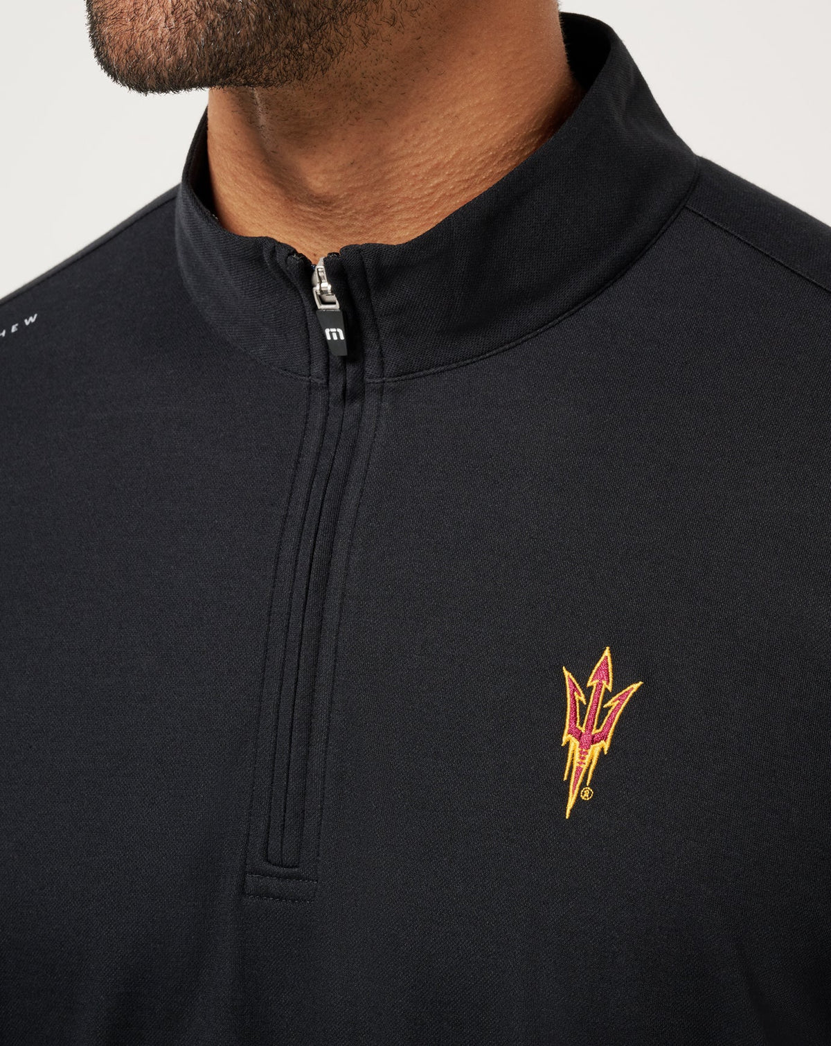 ASU Time To Tailgate Quarter Zip Black | Travis Mathew