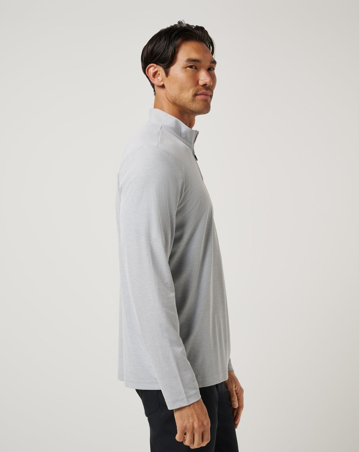 ASU Time To Tailgate Quarter Zip Heather Grey | Travis Mathew
