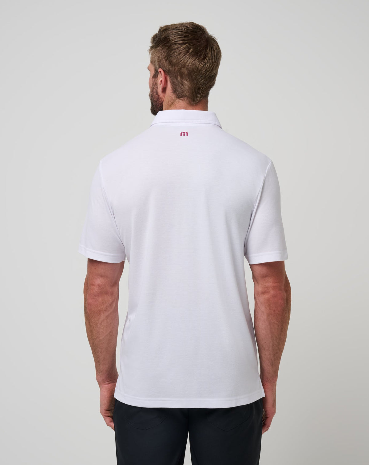 ASU Top Recruit Polo White/Maroon | Travis Mathew