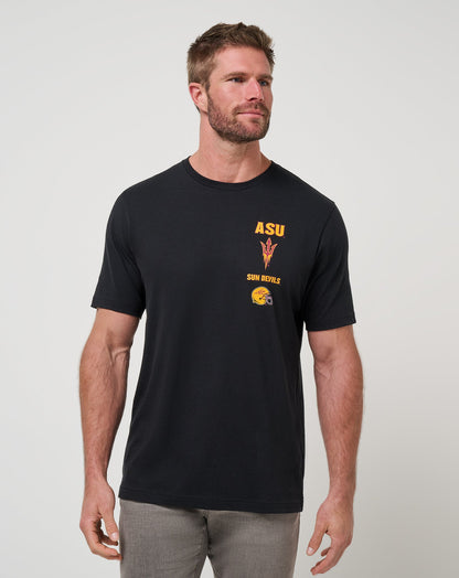 ASU Playoffs 2.0 Tee Black | Travis Mathew