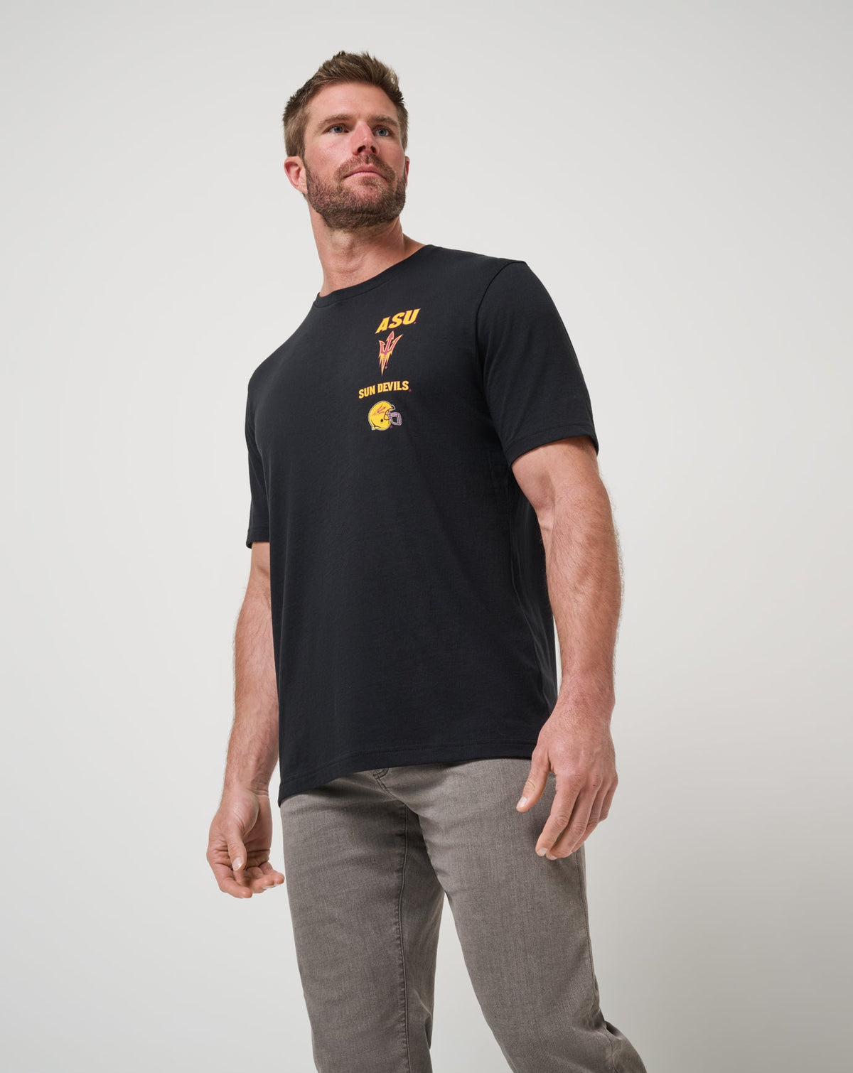 ASU Playoffs 2.0 Tee Black | Travis Mathew