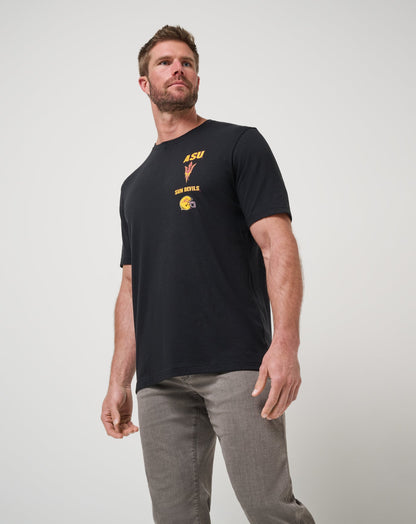 ASU Playoffs 2.0 Tee Black | Travis Mathew