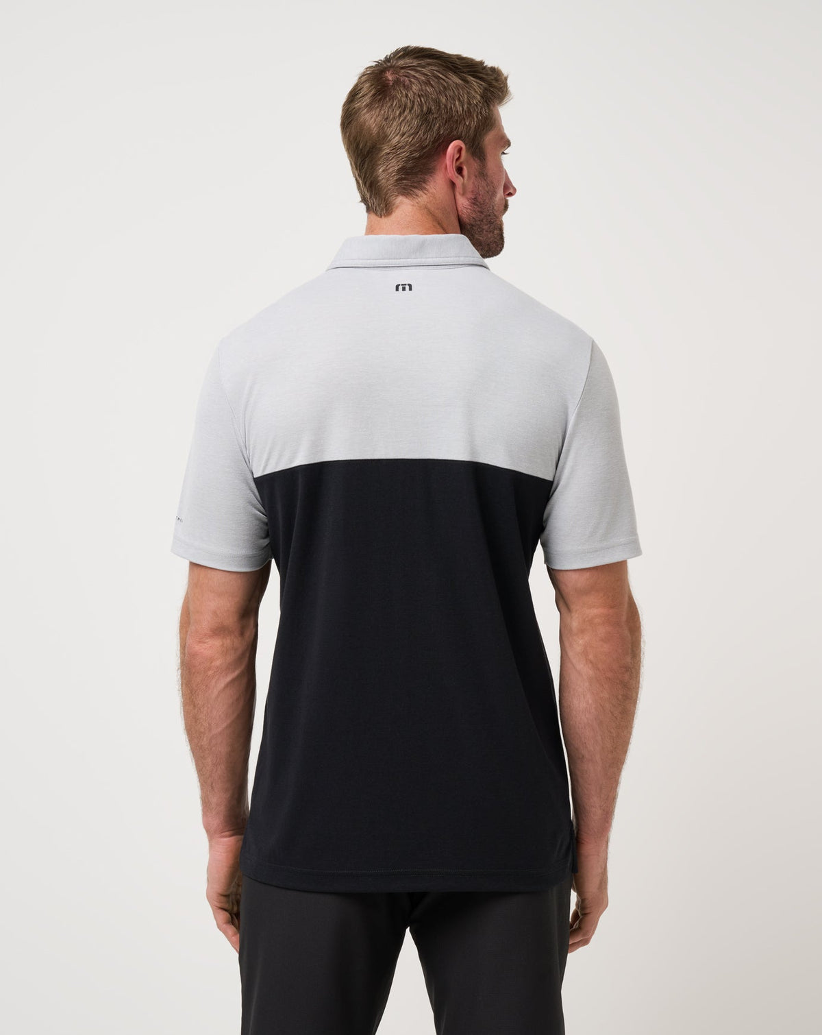 ASU Drop Back Polo Heather Grey/Black | Travis Mathew