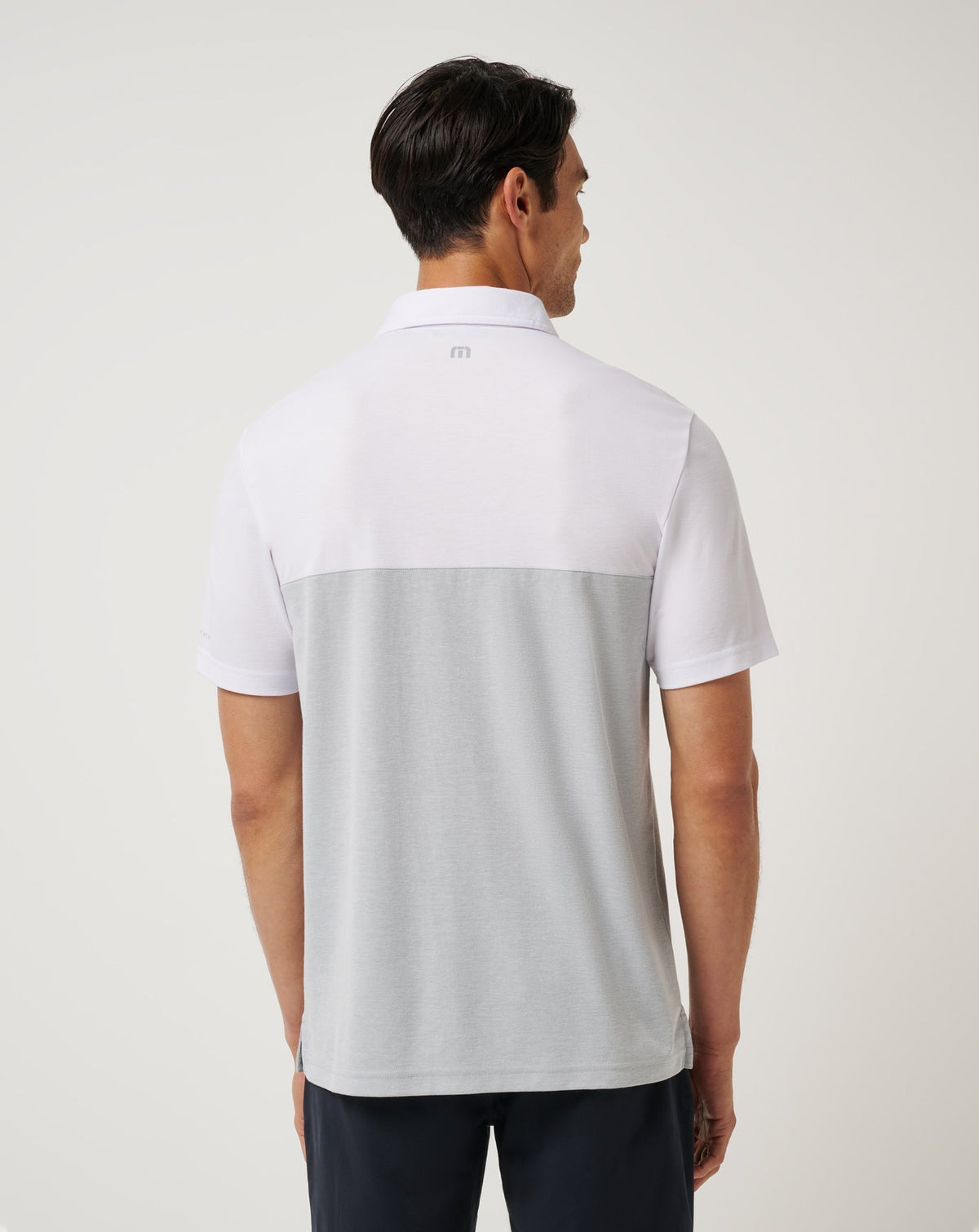 ASU Drop Back Polo White/Heather Grey | Travis Mathew