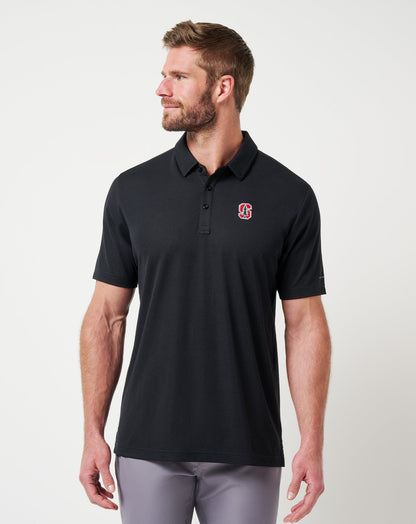 Stanford School Pride Polo Black | Travis Mathew