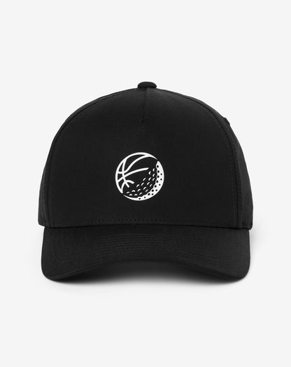 Shot Maker Strapback Hat Black | Travis Mathew