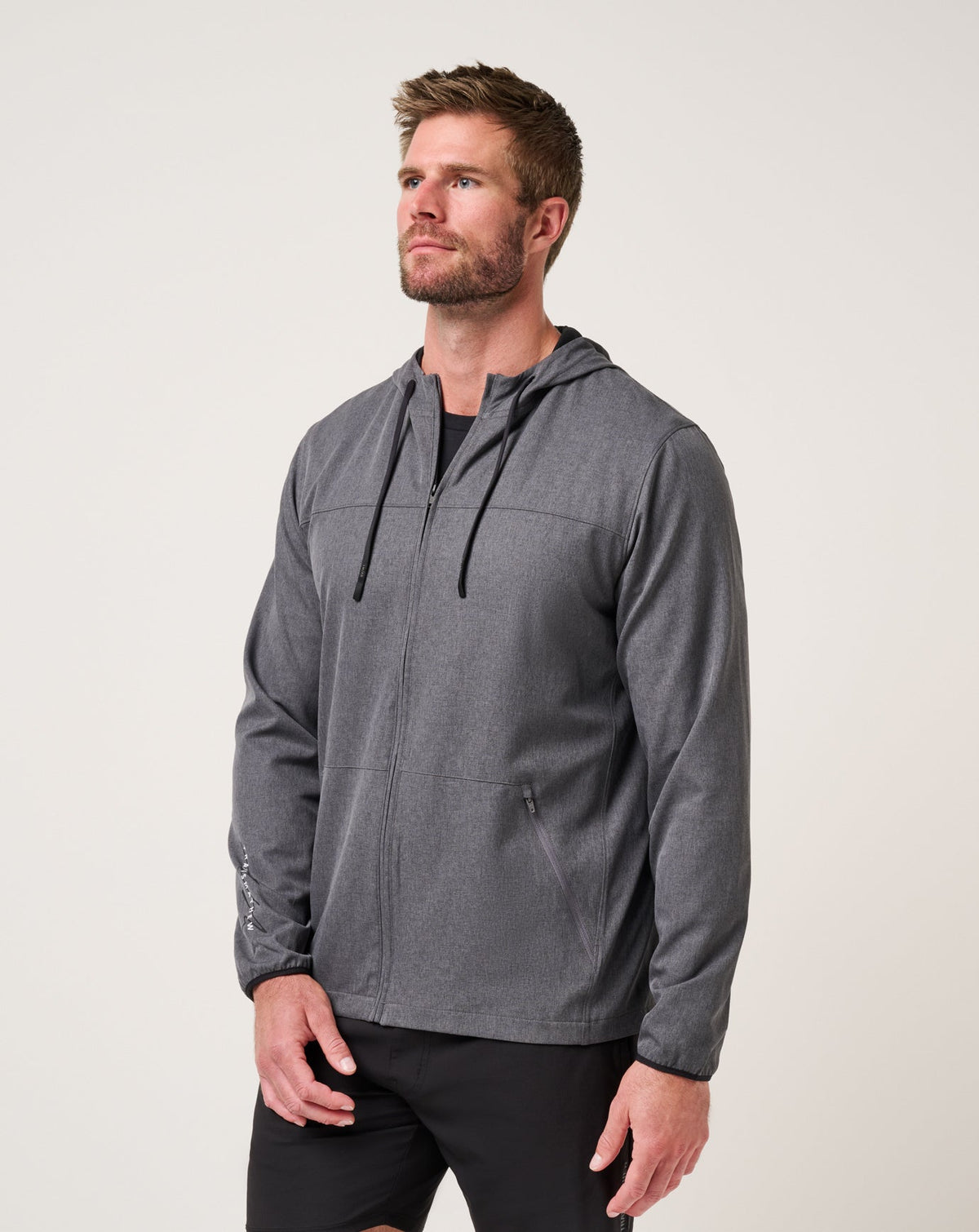 Court Control Hoodie Heather Dark Grey | Travis Mathew