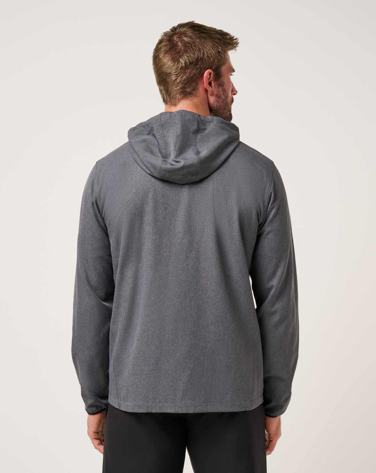 Court Control Hoodie Heather Dark Grey | Travis Mathew