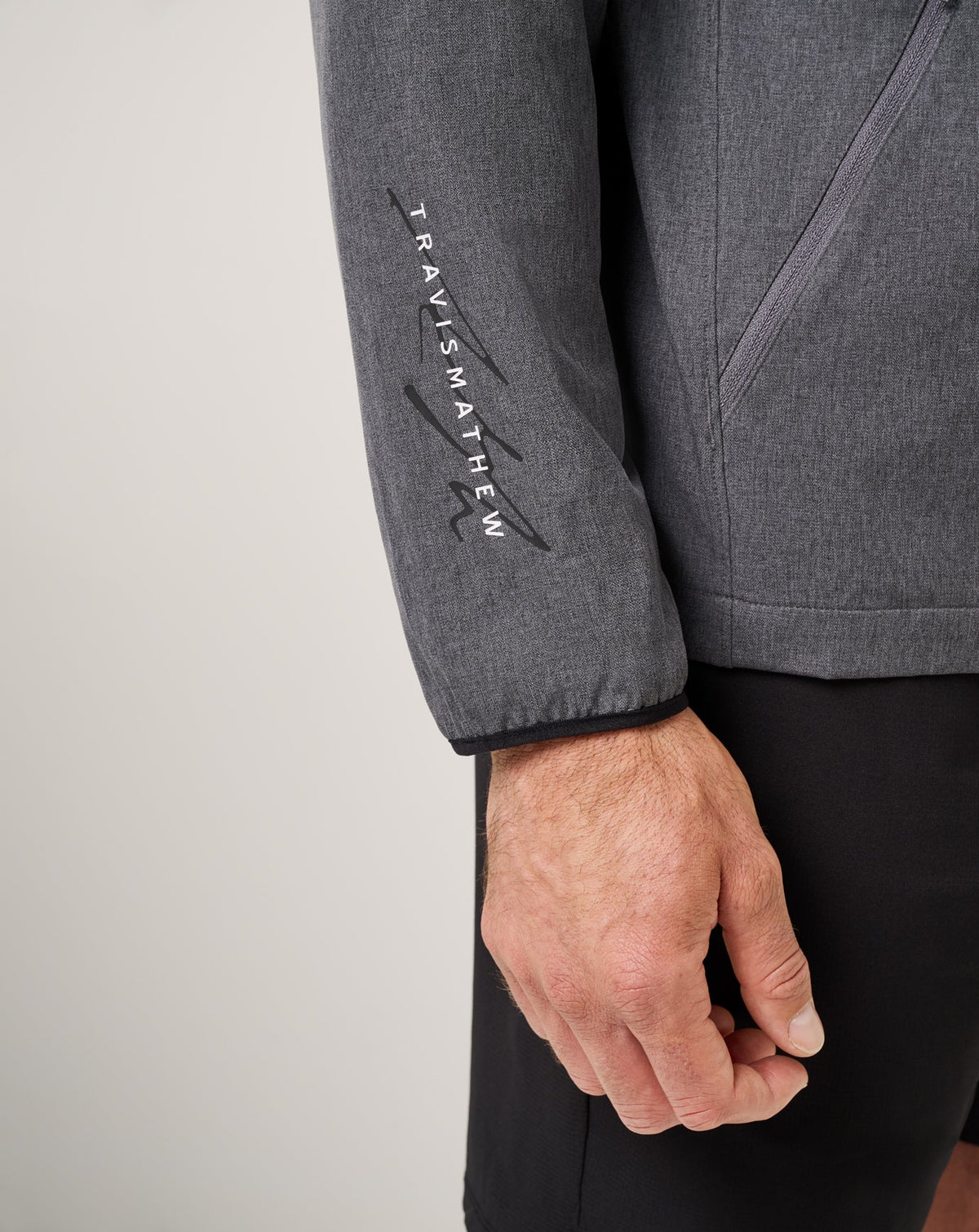 Court Control Hoodie Heather Dark Grey | Travis Mathew