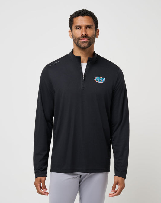 Florida Time To Tailgate Quarter Zip Black | Travis Mathew