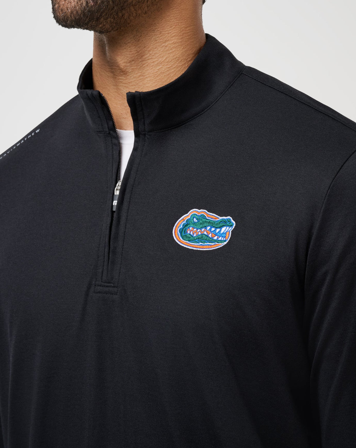 Florida Time To Tailgate Quarter Zip Black | Travis Mathew
