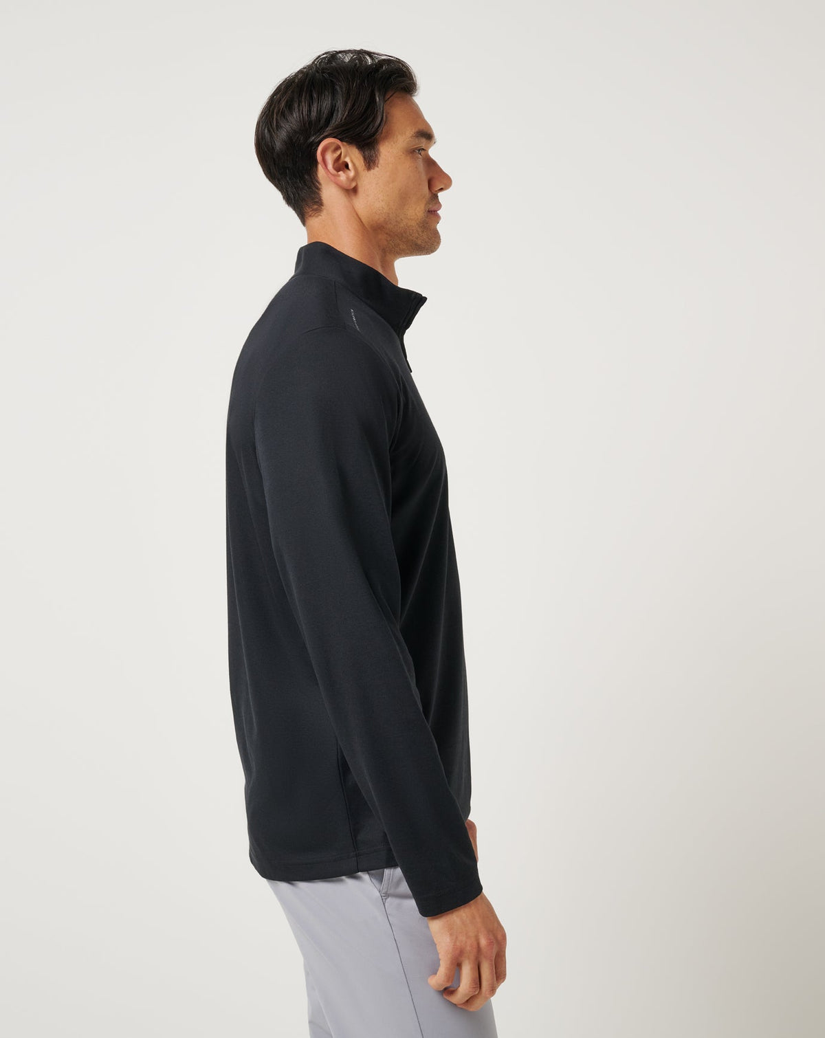 UT Austin Time To Tailgate Quarter Zip Black | Travis Mathew