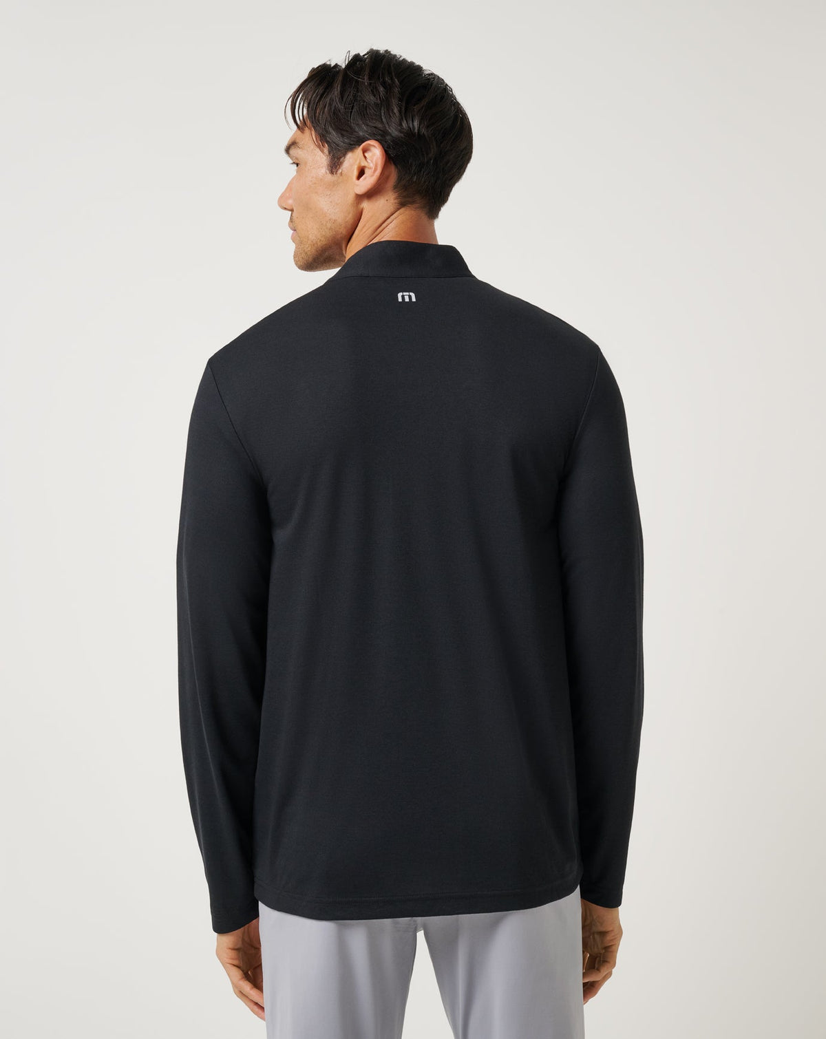 UT Austin Time To Tailgate Quarter Zip Black | Travis Mathew
