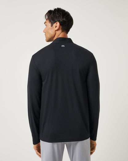UT Austin Time To Tailgate Quarter Zip Black | Travis Mathew