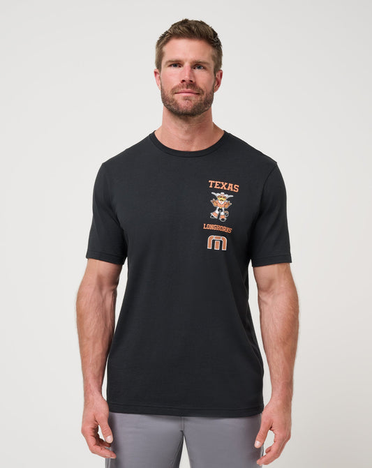 UT Austin Playoffs 2.0 Tee Black | Travis Mathew