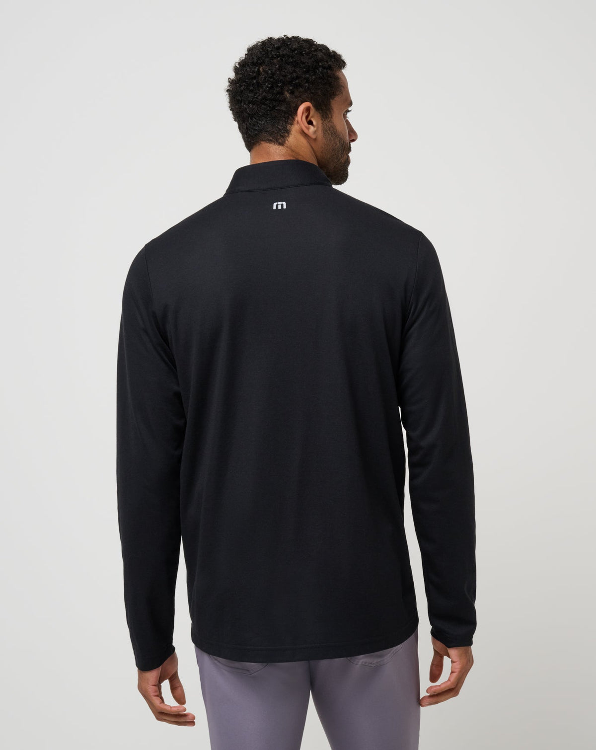 Utah Time To Tailgate Quarter Zip Black | Travis Mathew