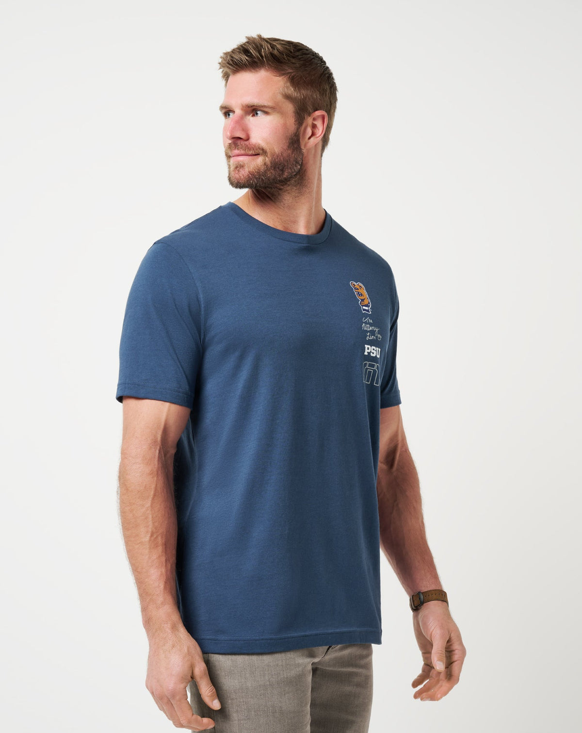 PSU Playoffs 2.0 Tee Navy | Travis Mathew