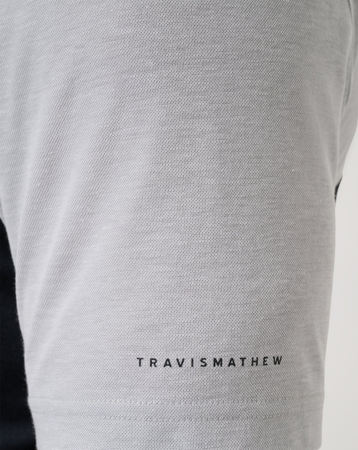 Utah Drop Back Polo Heather Grey/Black | Travis Mathew