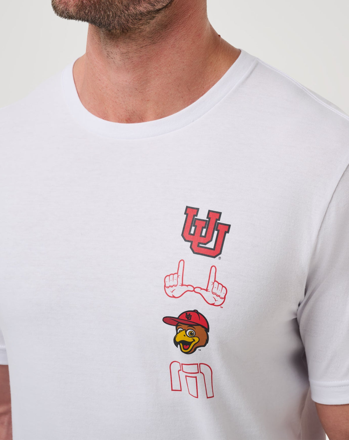 Utah Playoffs 2.0 Tee White | Travis Mathew