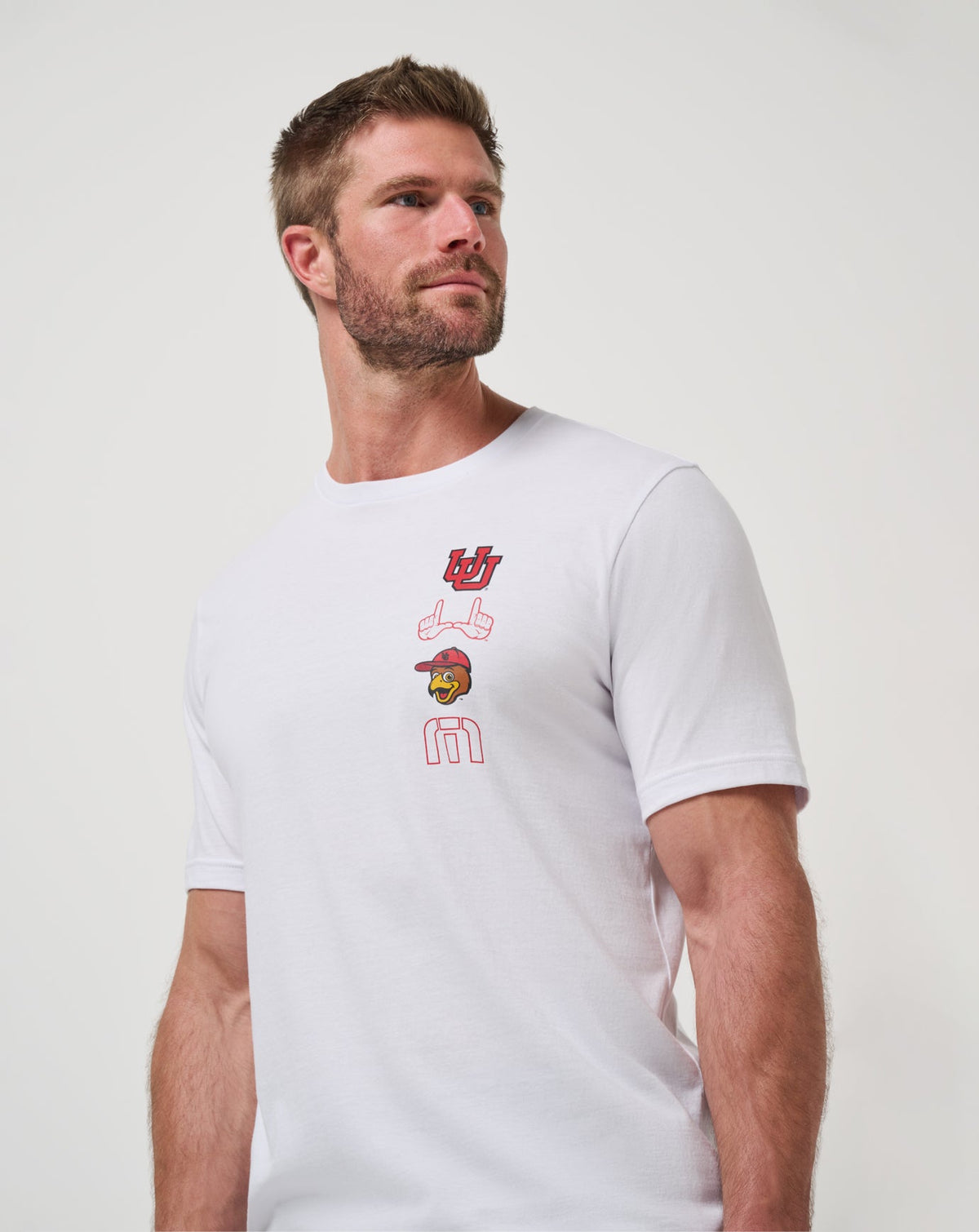 Utah Playoffs 2.0 Tee White | Travis Mathew