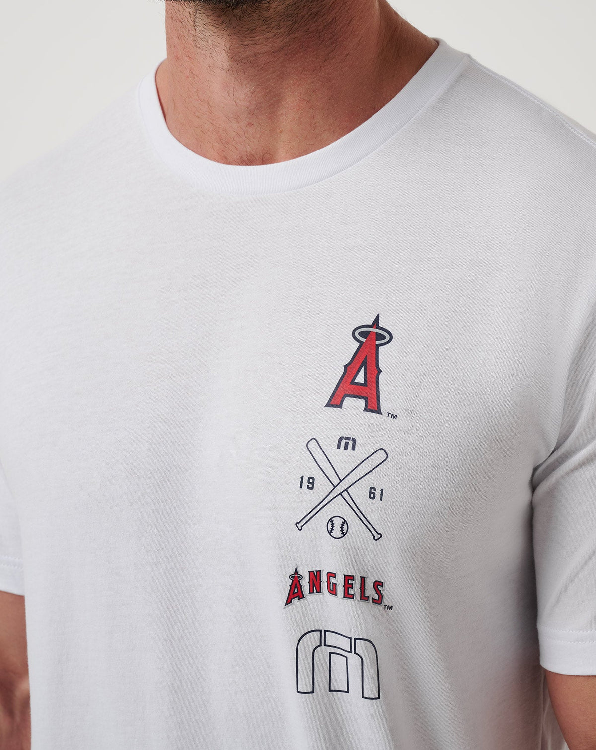 Los Angeles Angels Sunset Slam 2.0 Tee White | Travis Mathew