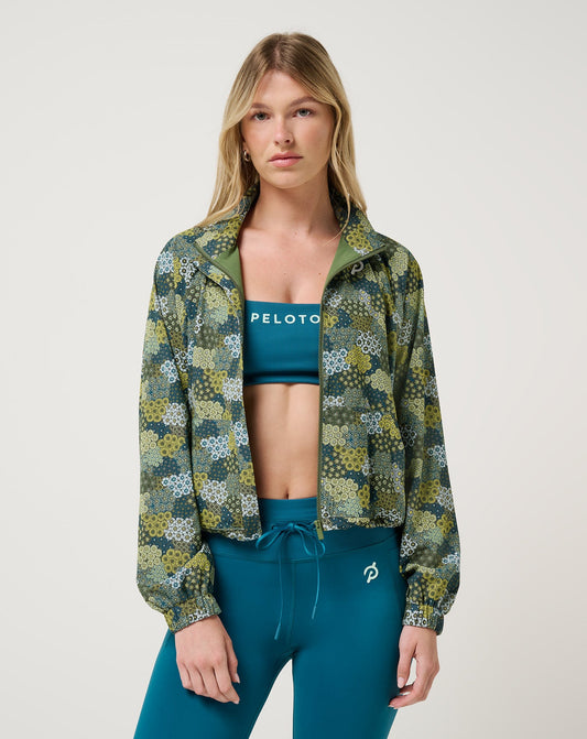 New Light Jacket Bronze Green Multi | Travis Mathew