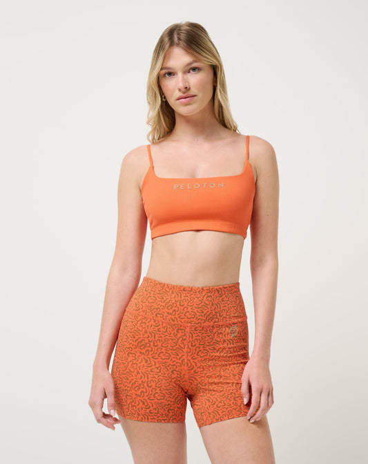 Ablaze Ribbed Bra Top Tigerlily | Travis Mathew