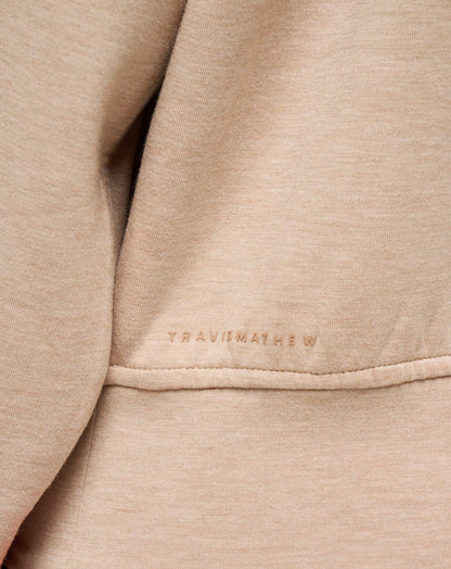 Overnight Trip Half Zip Heather Burro | Travis Mathew