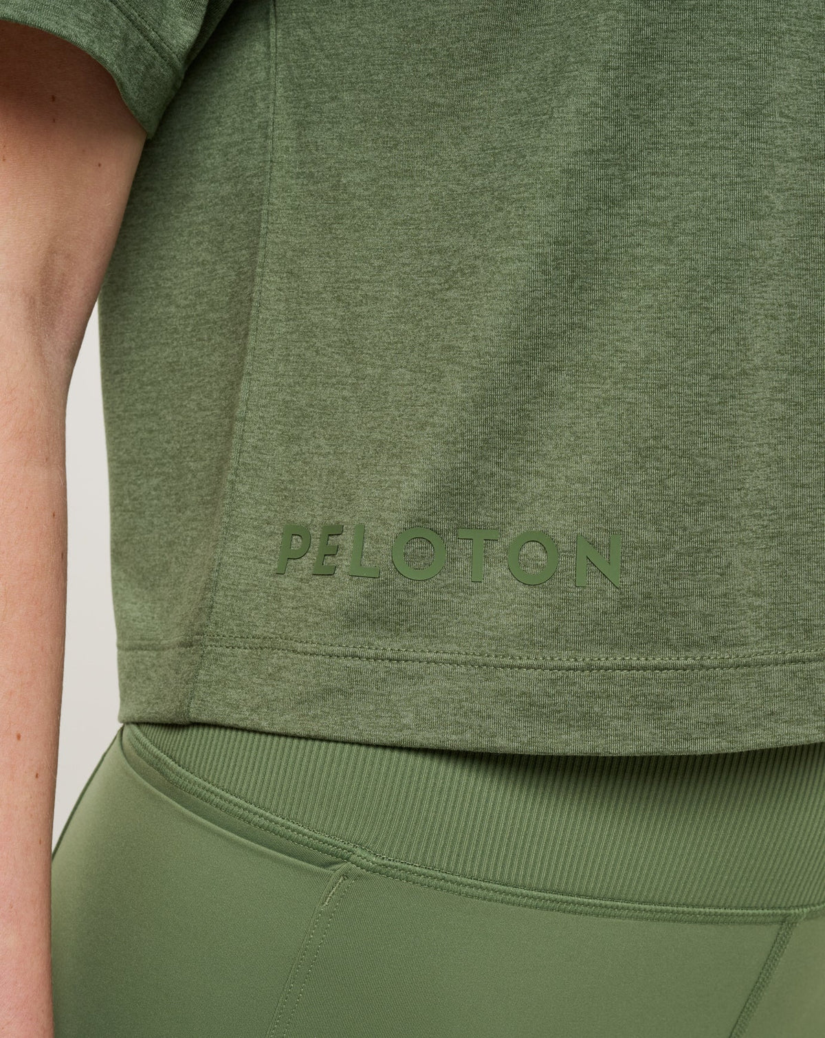 Always Forever Tee Heather Bronze Green | Travis Mathew