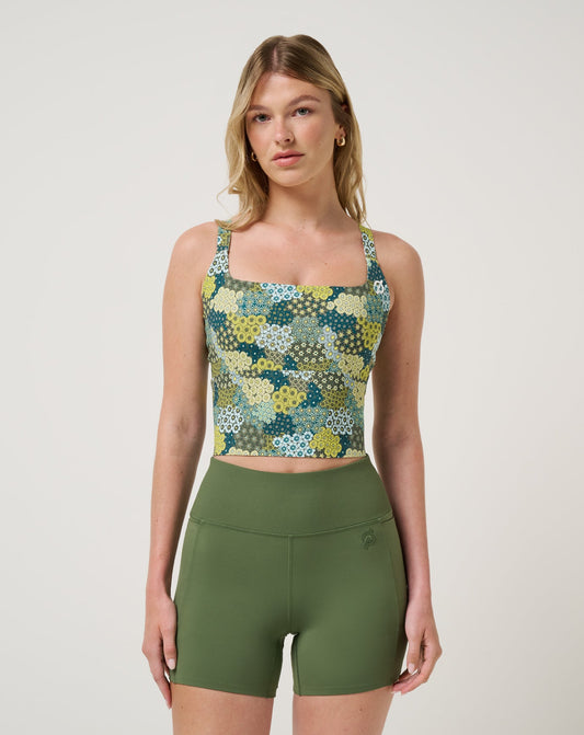 Daylight Tank Bronze Green Multi | Travis Mathew