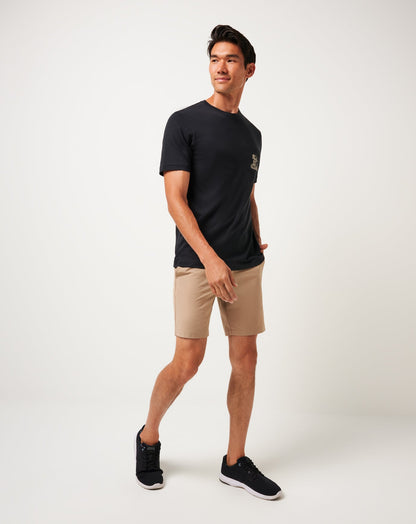 Lost Cave Pocket Tee Black | Travis Mathew