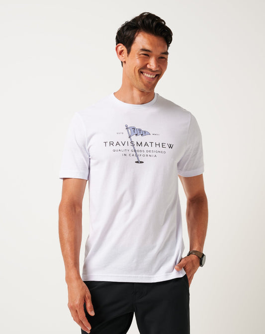 Worth A Shot Tee White | Travis Mathew