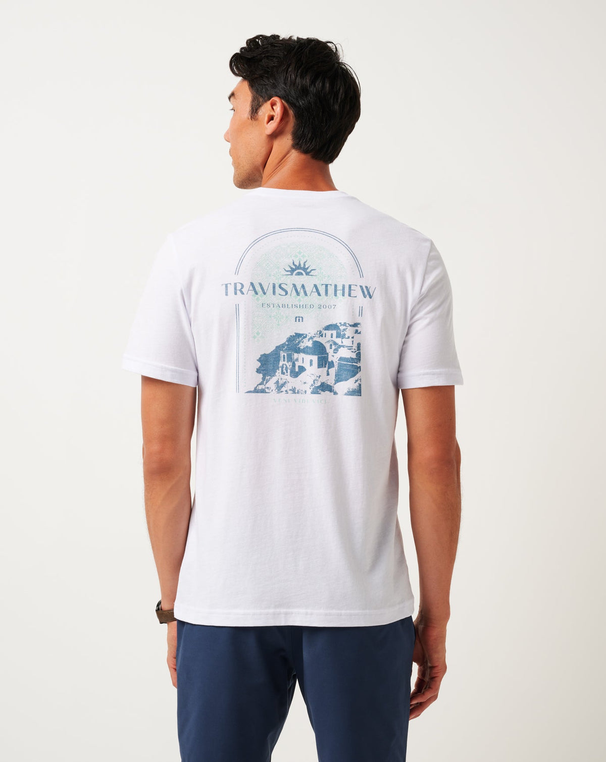 Acropolis Tee White | Travis Mathew