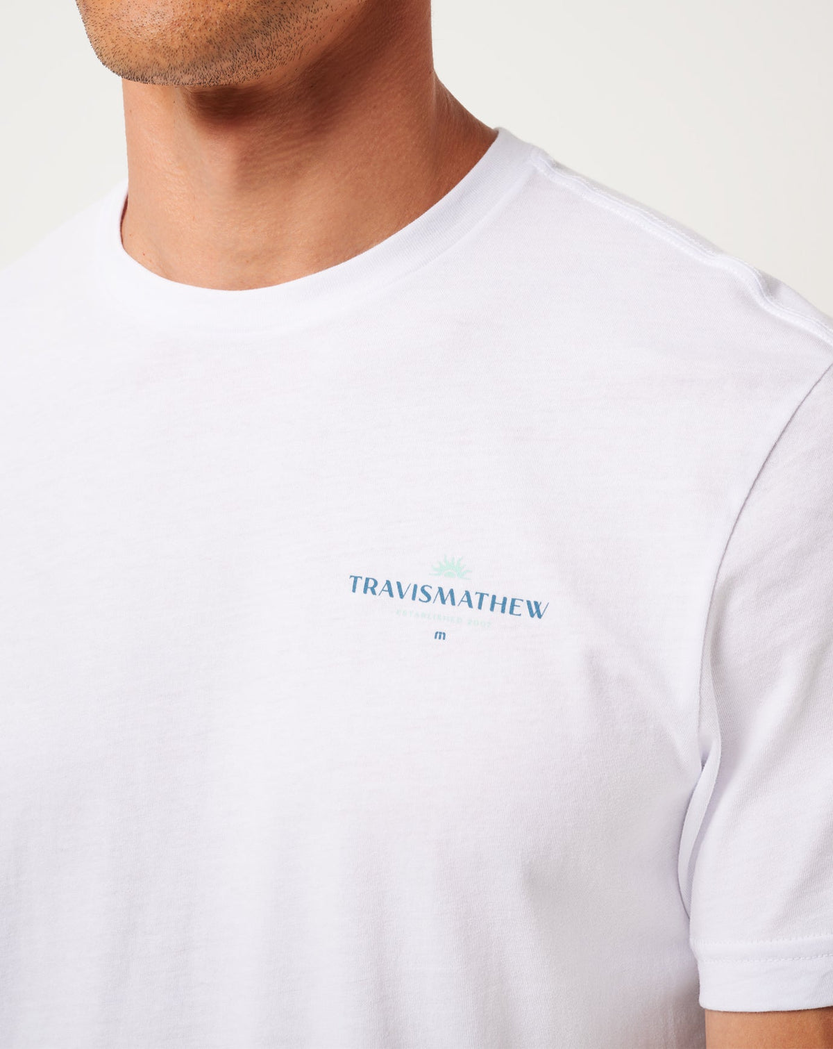Acropolis Tee White | Travis Mathew