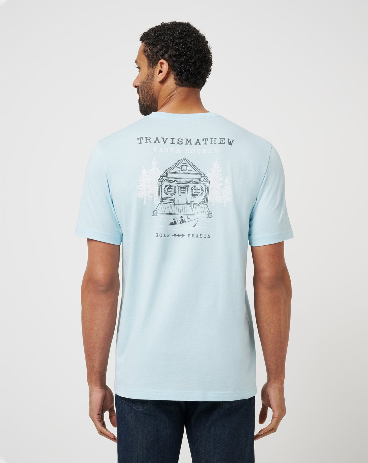 Maple Tree Tee Cory Blue | Travis Mathew