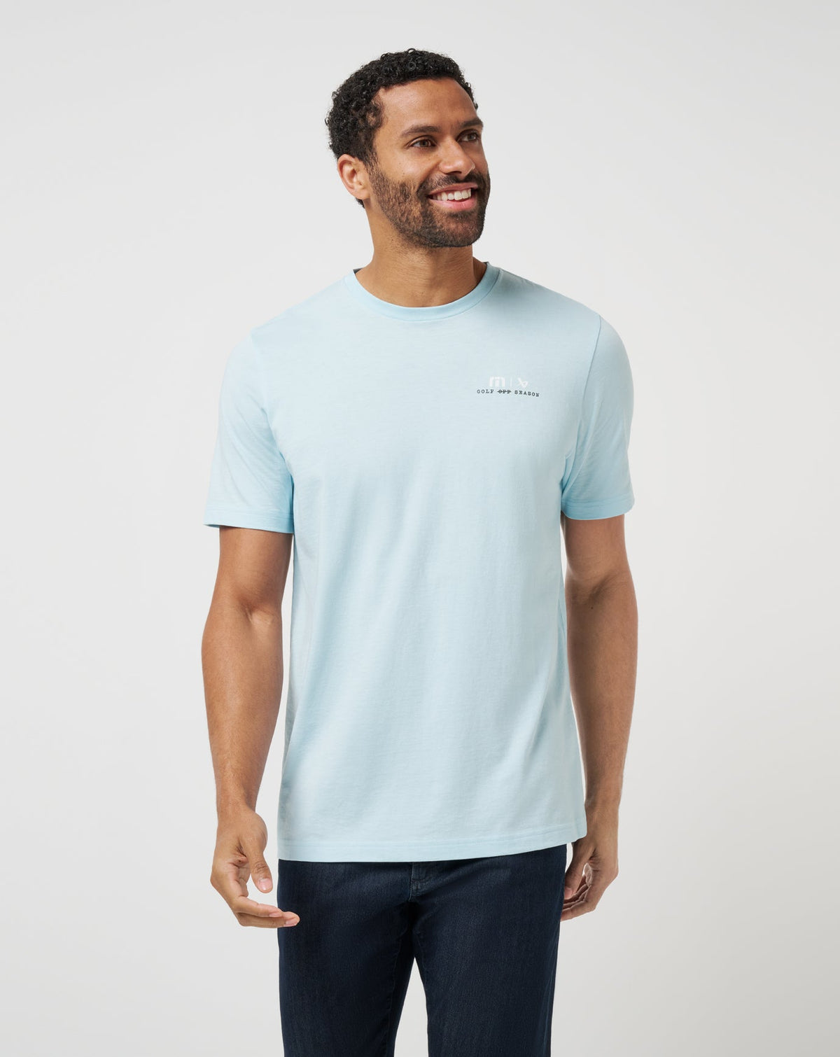 Maple Tree Tee Cory Blue | Travis Mathew