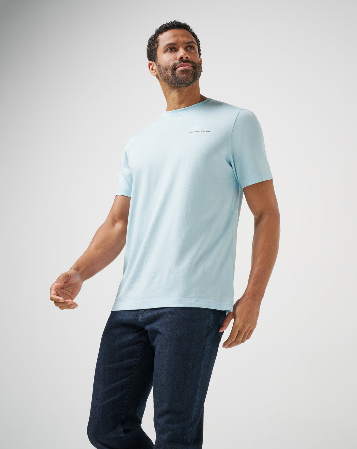 Maple Tree Tee Cory Blue | Travis Mathew