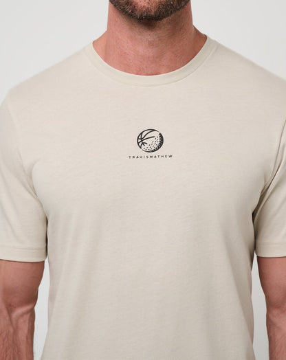 Shot Maker Tee Italian Sand | Travis Mathew