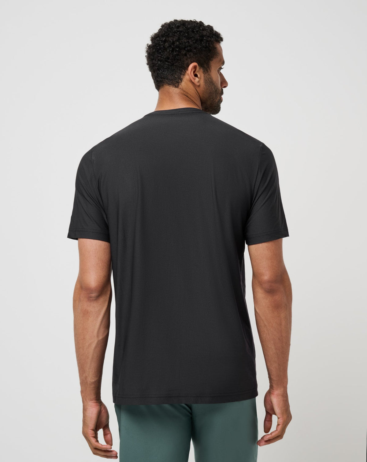 First Day Active Tee Black | Travis Mathew