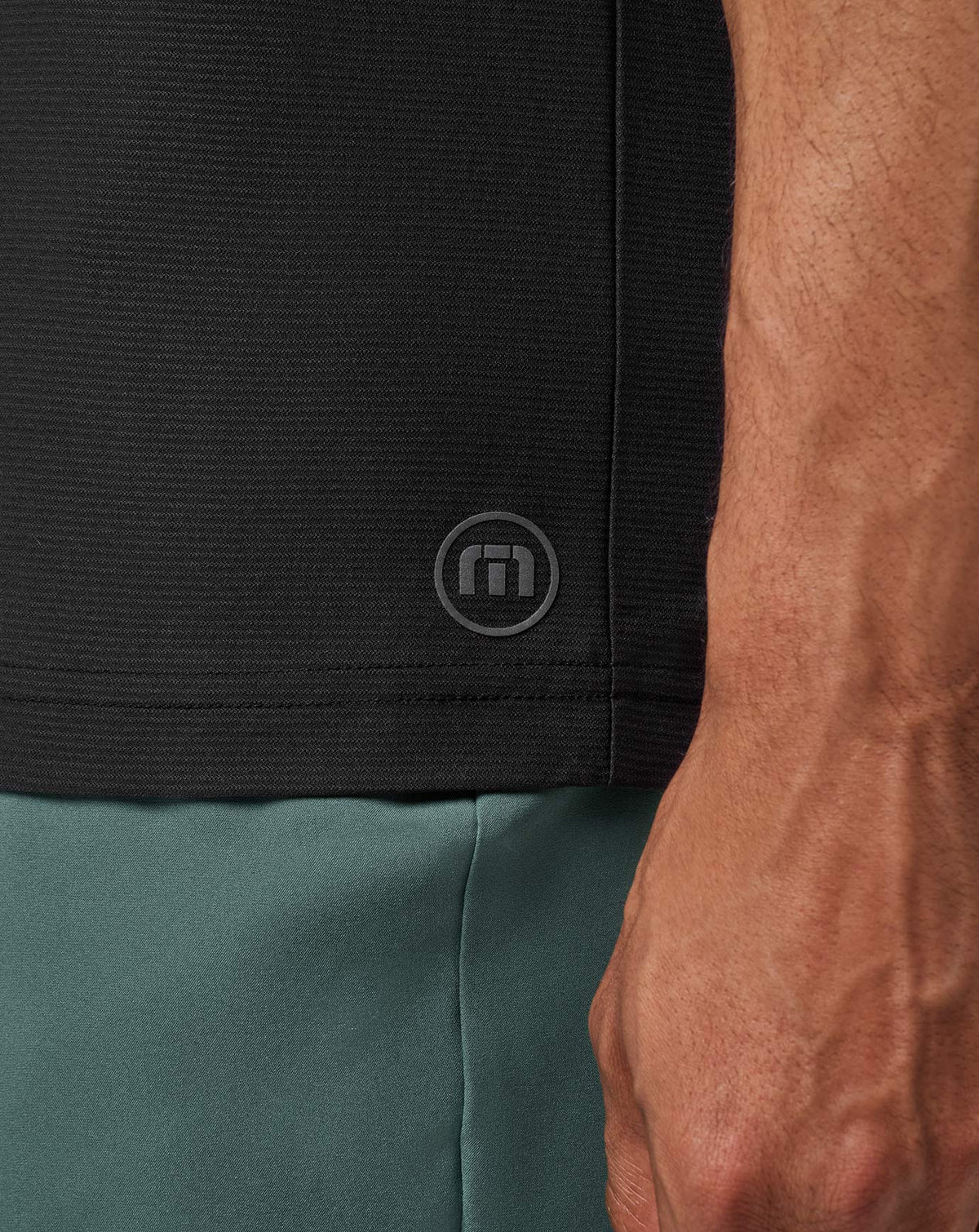 First Day Active Tee Black | Travis Mathew